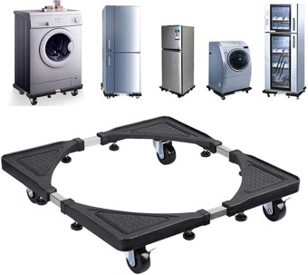 Multi-function Movable Washing Machine Stand Holder Refrigerator Trolley