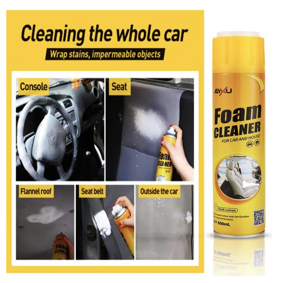 F1 Multi-Functional Foam Cleaner for Car and House 650ML Spray to