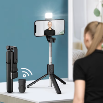 3-In-1 Multifunctional Selfie Stick R1S Adjustable Tripod