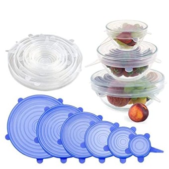 Food Storage Lids Reusable Silicone Stretch Cover