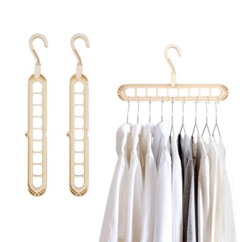 Magic Hangers 3 Times More Durable Plastic Organizer Hangers Space Saving In Closet
