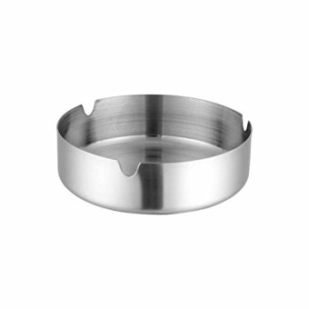 Stainless Steel Round Shape Ashtray (8cm)