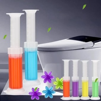 Toilet Flower Gel Bathroom Freshener Gel Air Freshener Flavors 