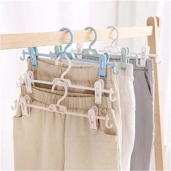 Multifunction Plastic Clip Hanger Household Stackable Hanger 