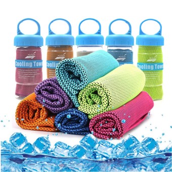 Cooling Microfiber Sports Towel for neck and face 