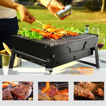 Portable Foldable Grill Charcoal Barbecue for Outdoor Charcoal Barbecue