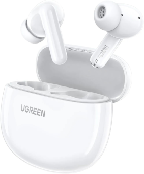 UGREEN HiTune P3 Wireless Earbuds, Bluetooth 5.4 Earbuds, 12mm Drivers, 28H Playtime, USB C Fast Charging, 2-Mic Noise Cancelling for Clear Calls, IPX5 Waterproof, Dual Device Connection via App
