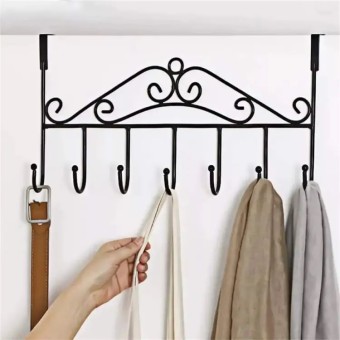 Heavy Duty Stainless Steel Over The Door Hook Hanger Organizer/Wall Hook Rack