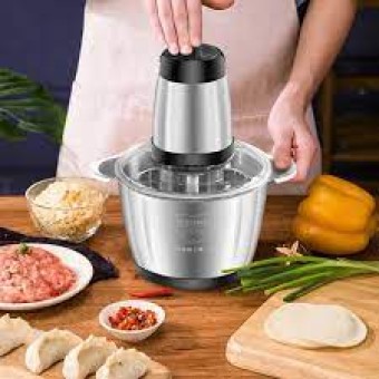 Silver Crest Electric Grinder 3L Capacity 300W | Meat Grinder, Electric Mill, Meat Mincer Machine, Food Chopper Processors, 3 Speeds, 3 L, 300 W, EU Plug