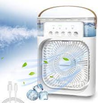 Small Portable Air Conditioner Usb Desktop Cooler Conditioning Humidifier Mini Cooling Fan