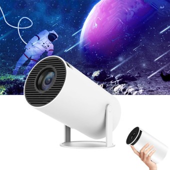  Ultra HD High Dynamic Range 360 Degree Flip mini Portable Projector perfect of home theater, mini home theater experience 