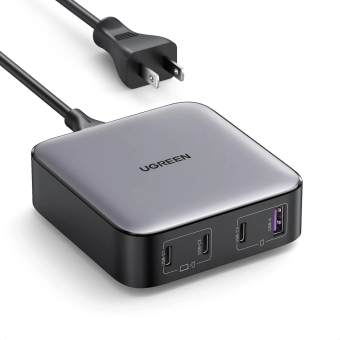 UGREEN 100W USB C Charger, Nexode 4 Ports USB C Charging Station, GaN Fast Desktop Charger for MacBook Pro, iPhone 15 Pro Max/14, Galaxy S24 Ultra, iPad, Steam Deck and More