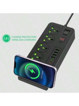 Power Socket With Usb And Wireless Charging